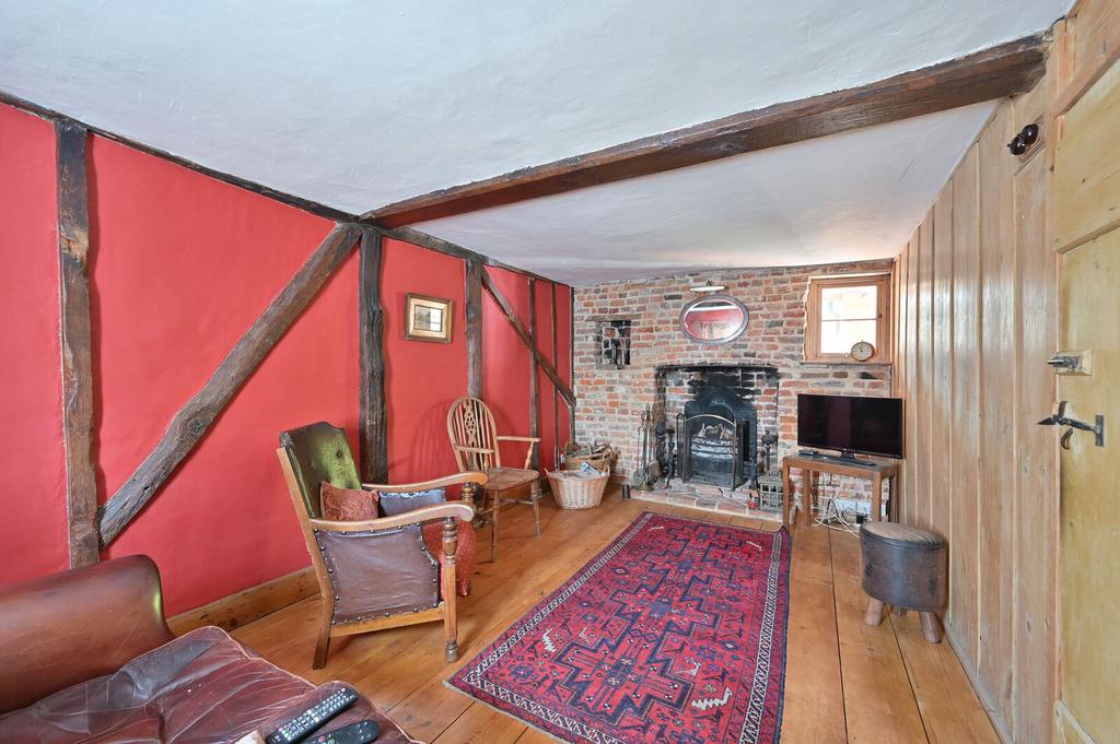 Living room, fireplace