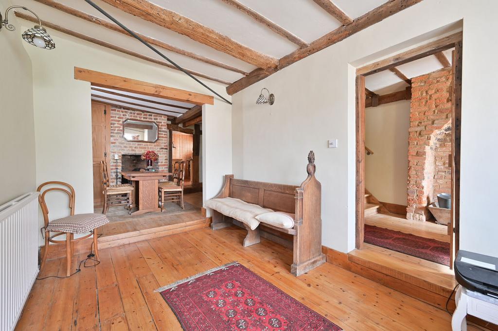 Living room, fireplace