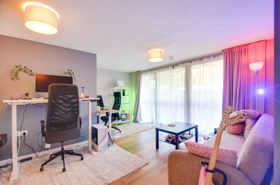 Open-plan living area