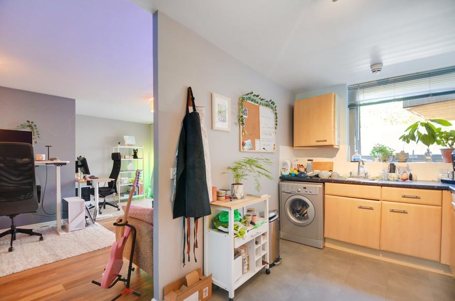 Open-plan living area, open plan living
