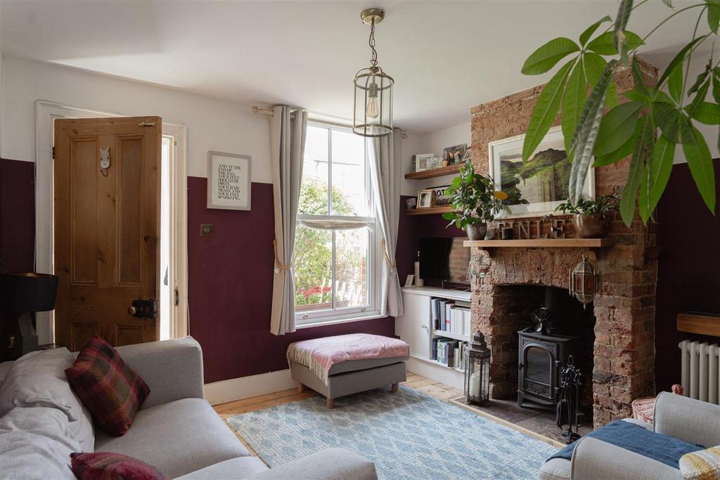 Living room, fireplace