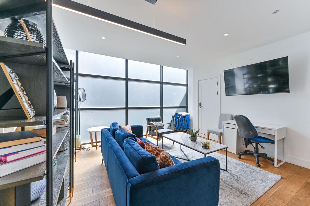 Open-plan living area, open plan living