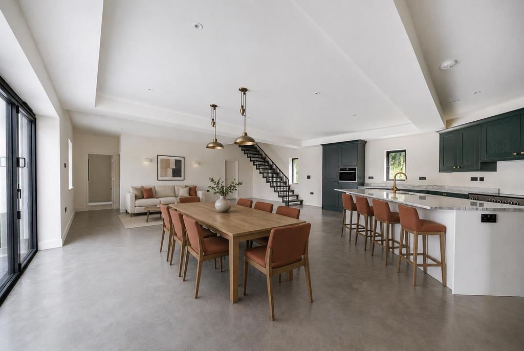 Open-plan living area