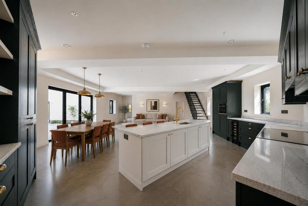 Open-plan living area