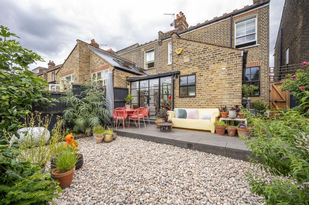 Patio view, garden