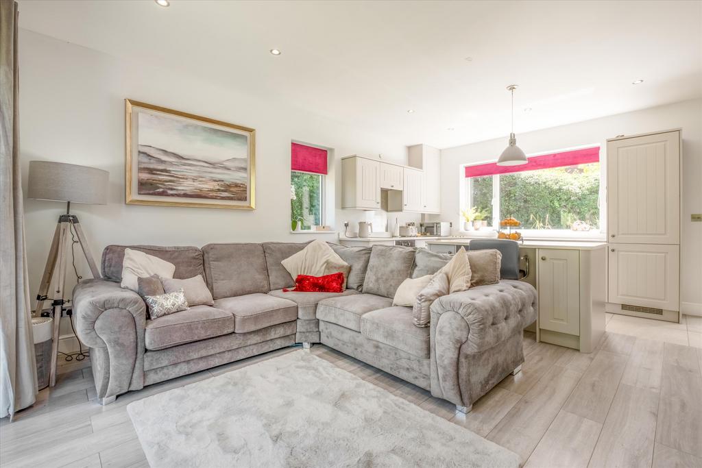 Open-plan living area, open plan living