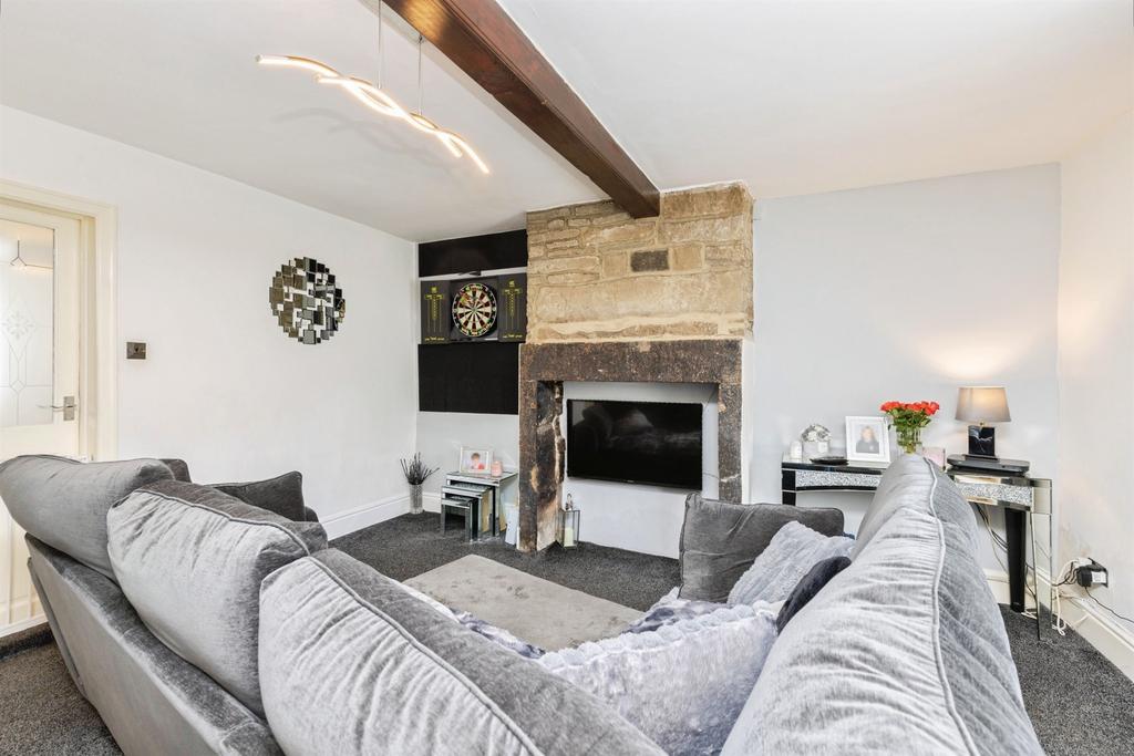 Living room, fireplace