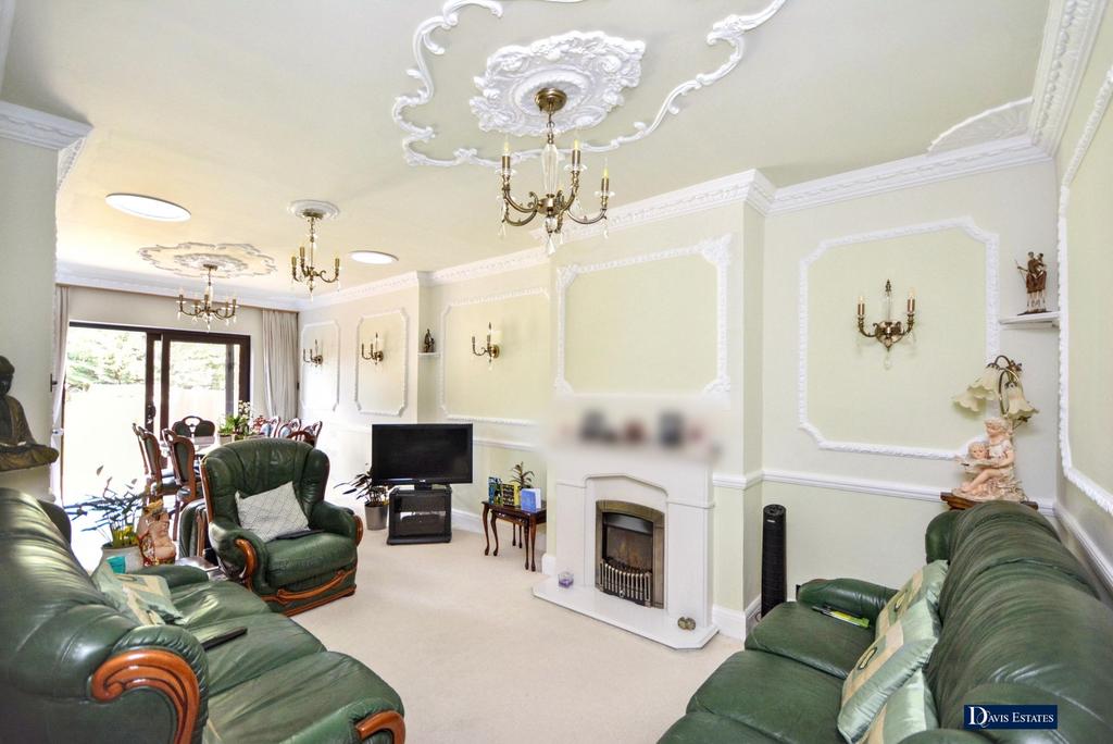 Living room, fireplace