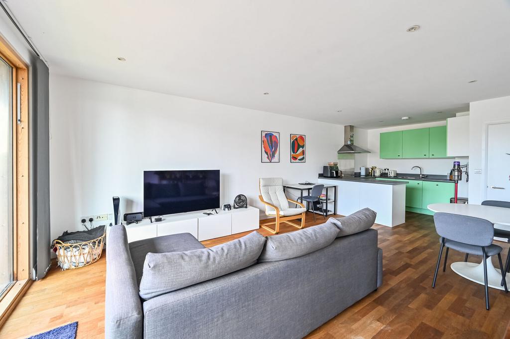 Open-plan living area, open plan living