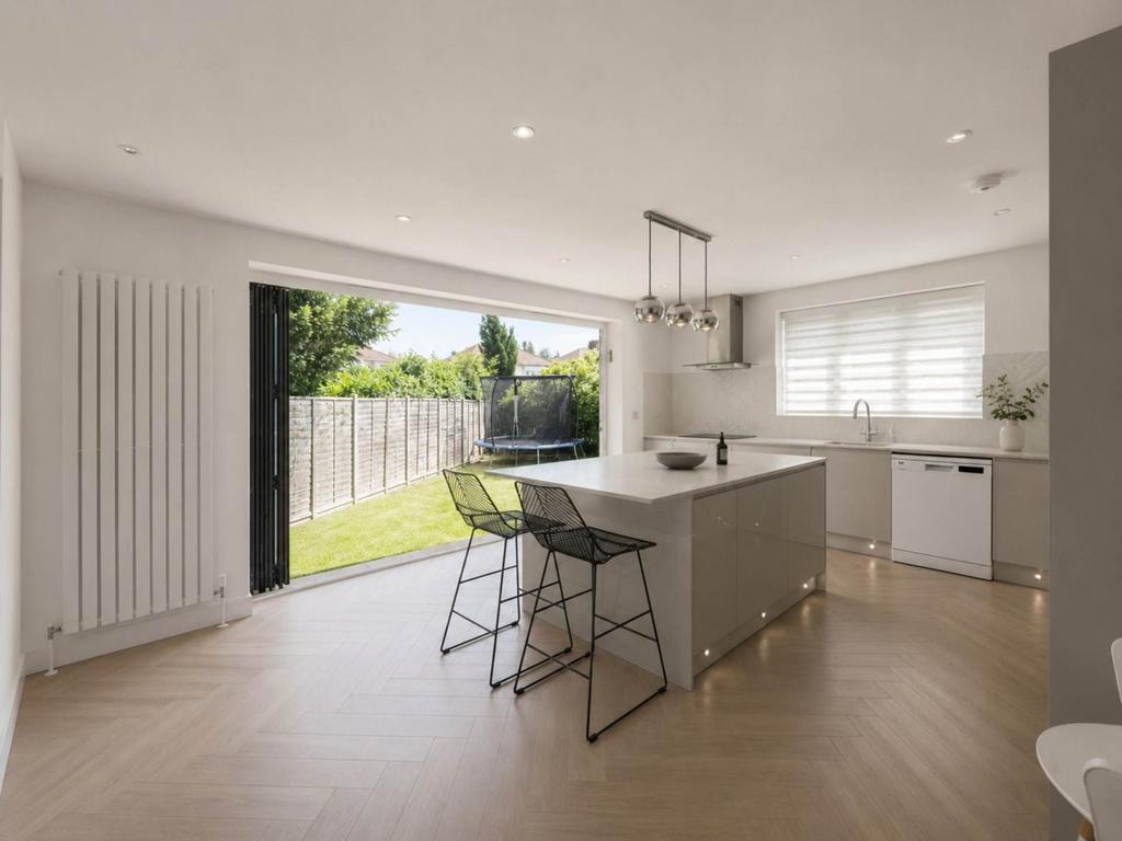 Open-plan living area, open plan living
