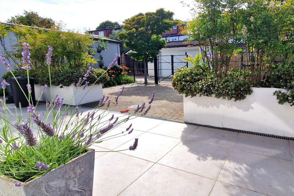 Patio view, garden