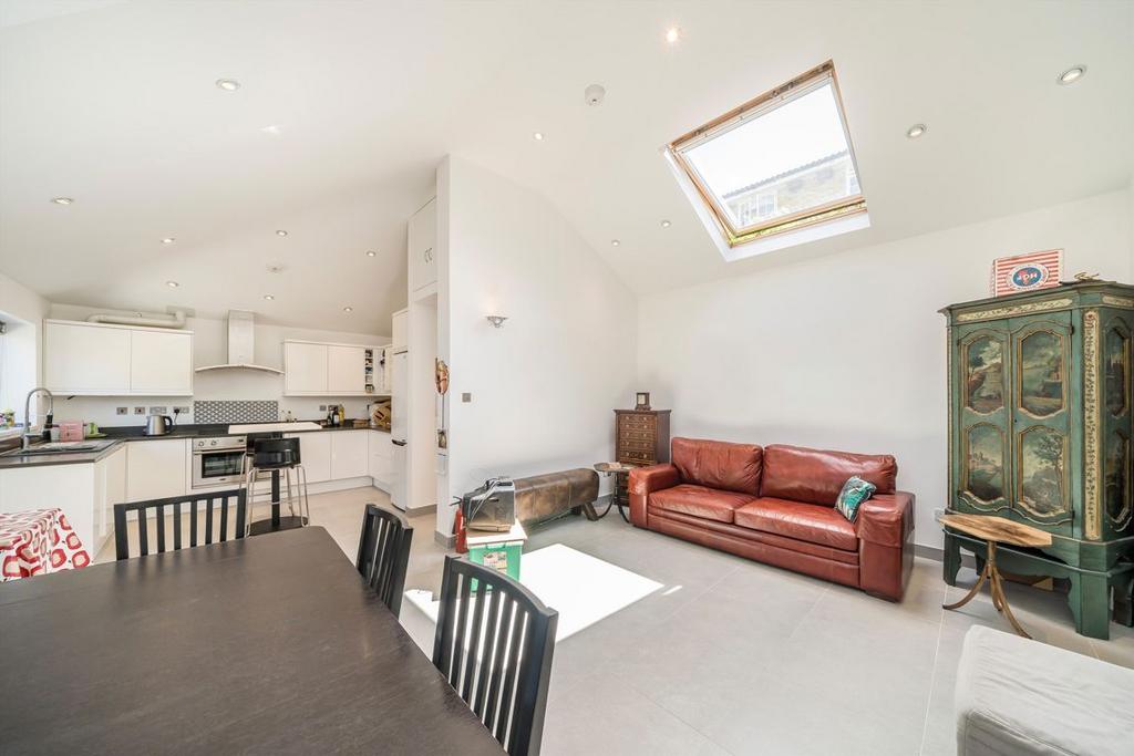 Open-plan living area, open plan living