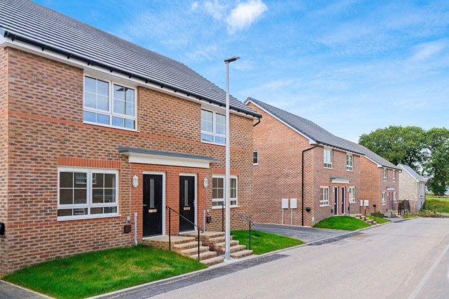 Terraced house exterior