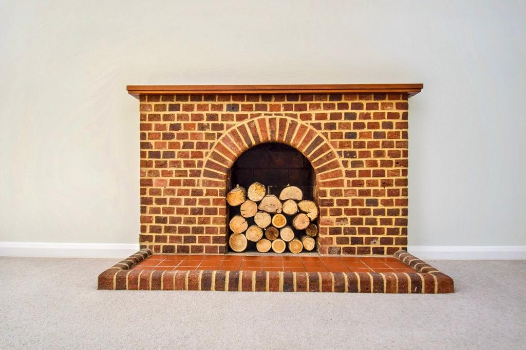 Living room, fireplace