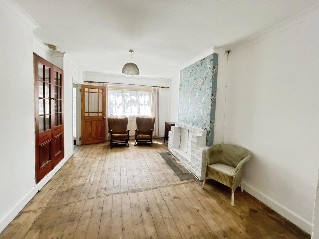 Reception room, fireplace