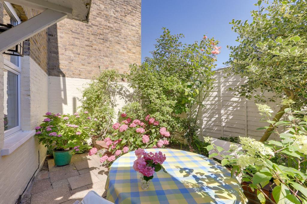 Patio view, garden