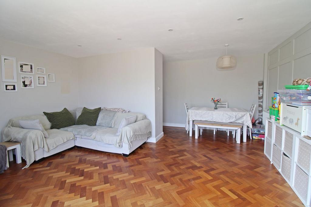 Open-plan living area, open plan living