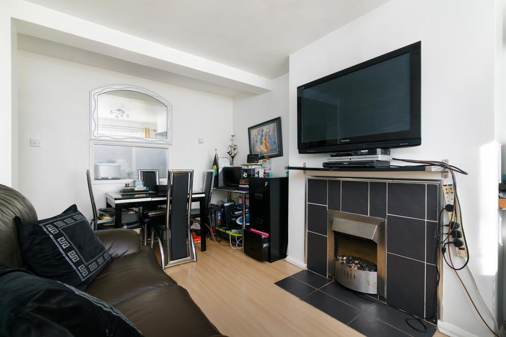 Living room, fireplace