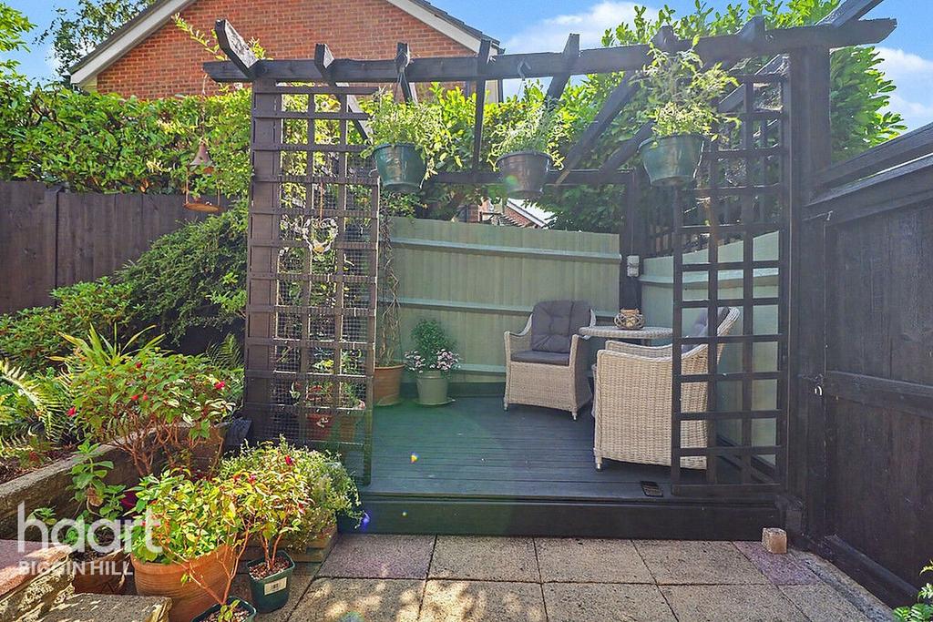 Decking area, garden