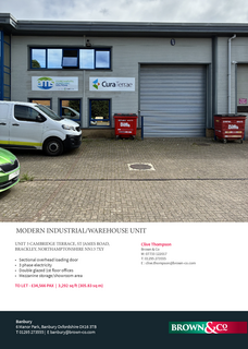 Warehouse to rent, St James Rd Brackley NN13 7XY
