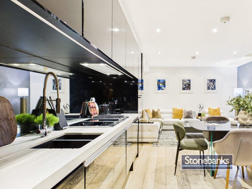 Kitchen, open plan living
