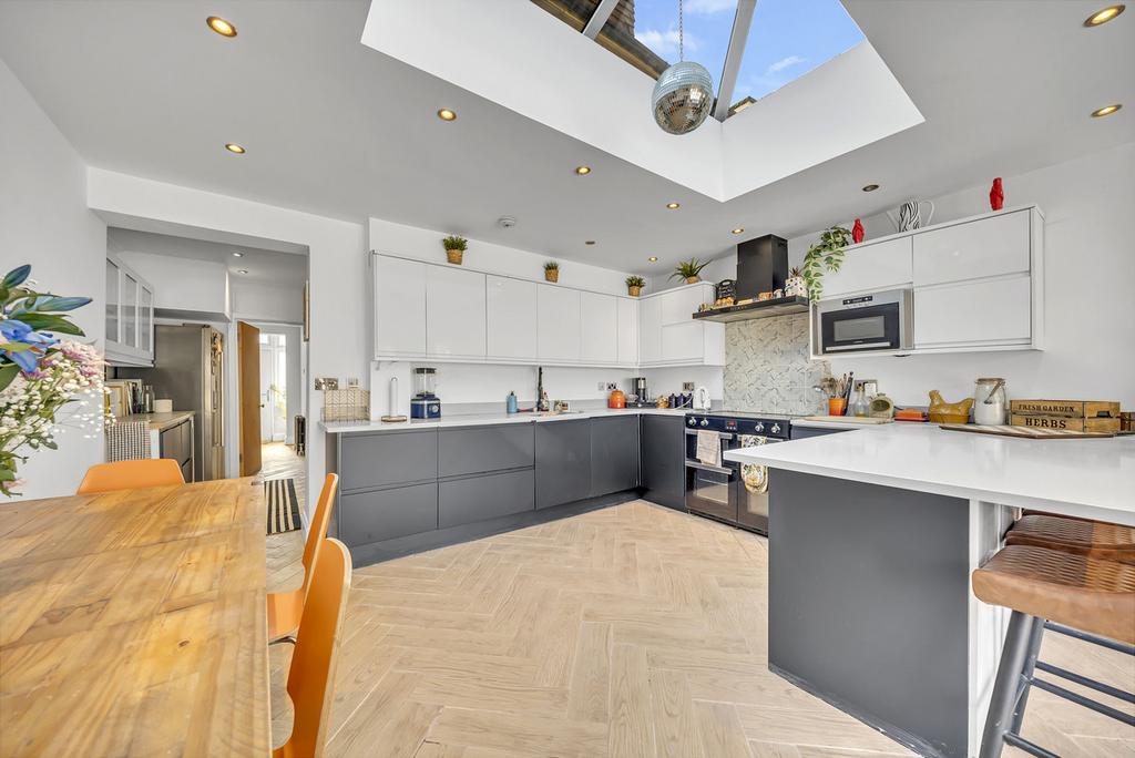 Open-plan living area, open plan living