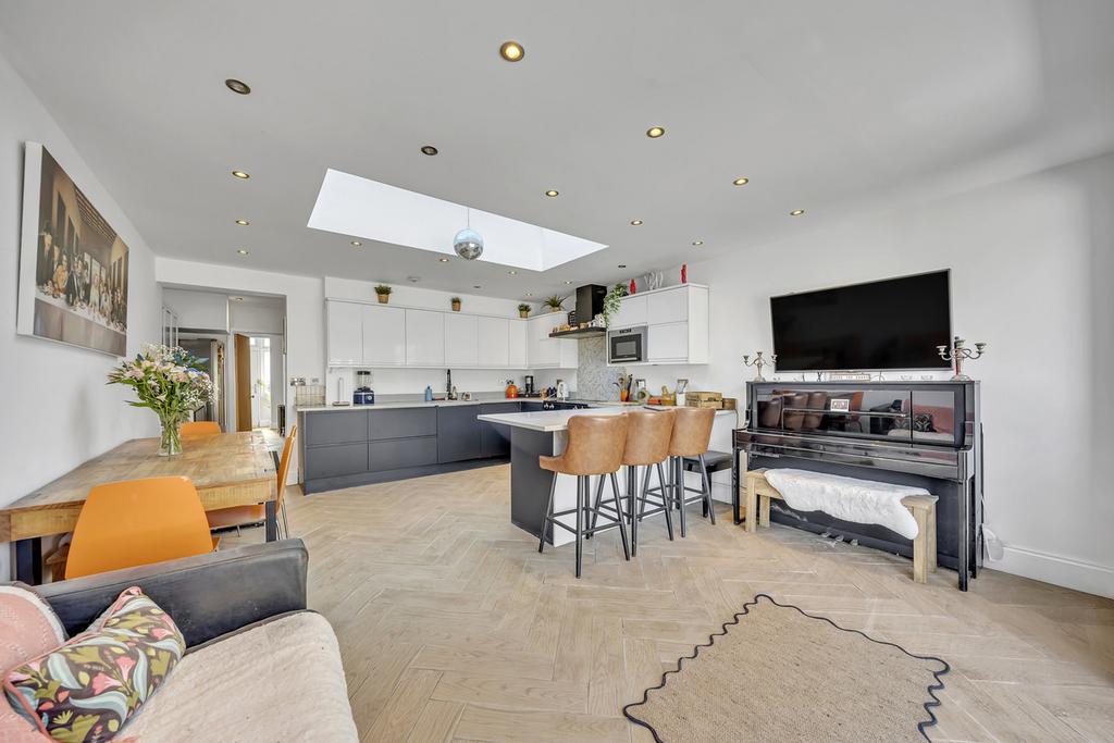 Open-plan living area, open plan living