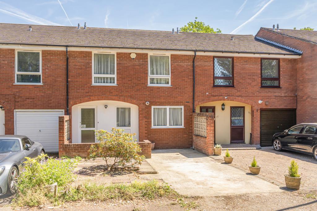 Semi-detached house exterior, driveway
