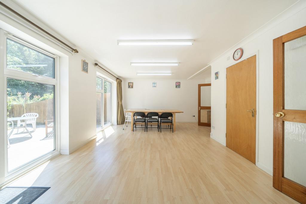 Open-plan living area, open plan living