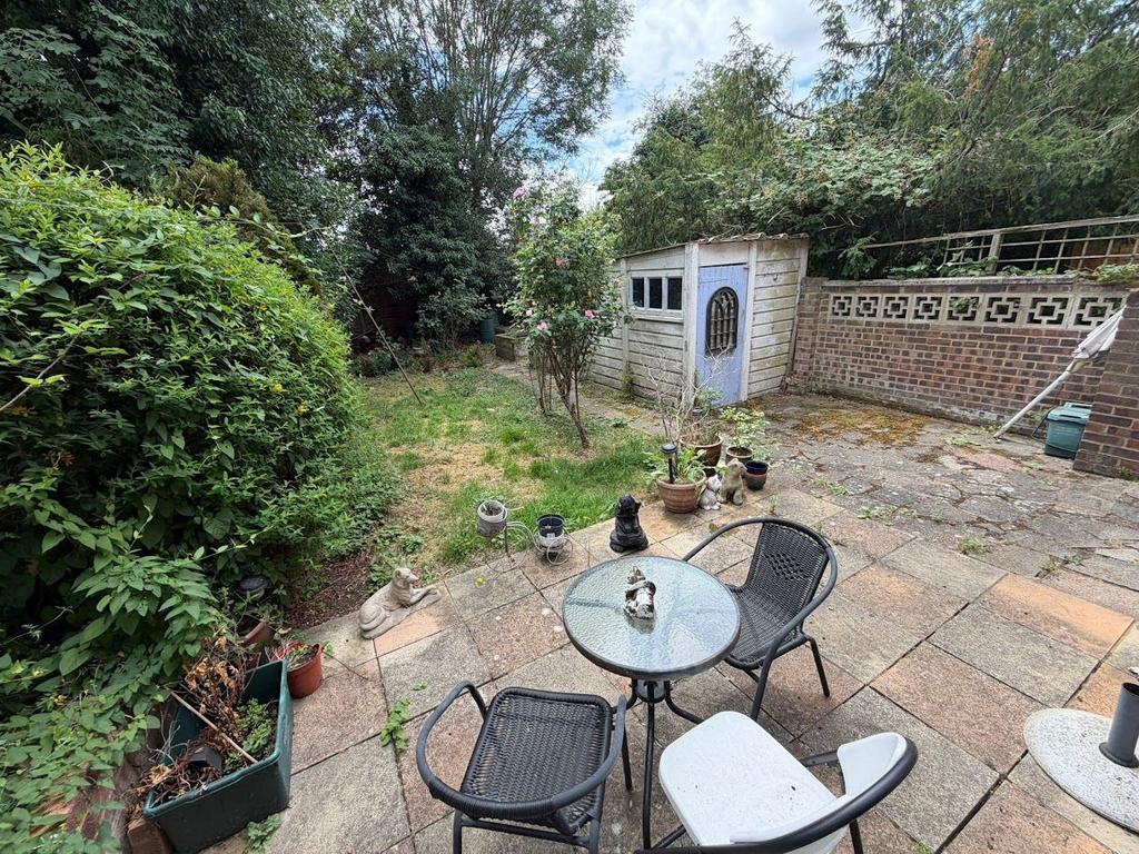 Patio view, garden