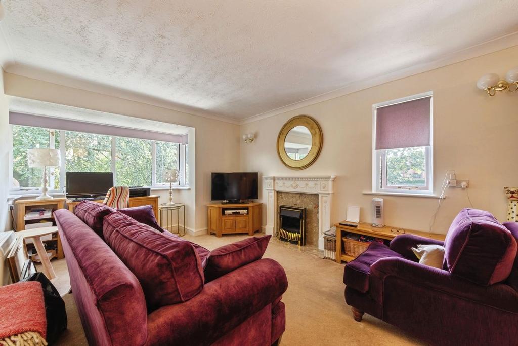 Living room, fireplace