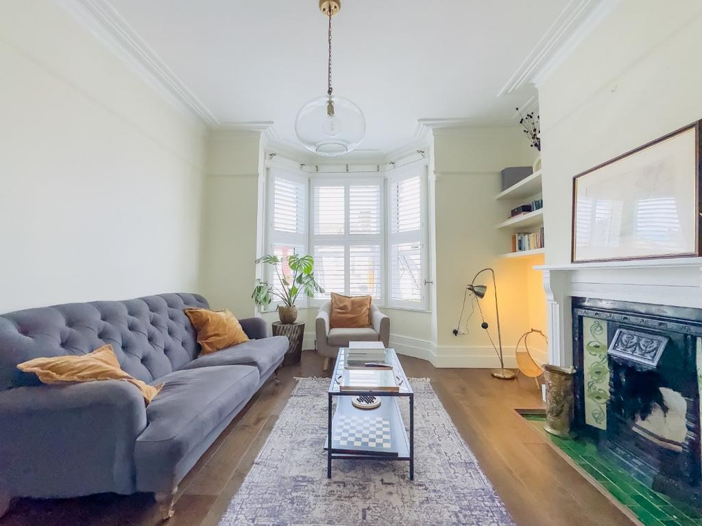 Living room, fireplace