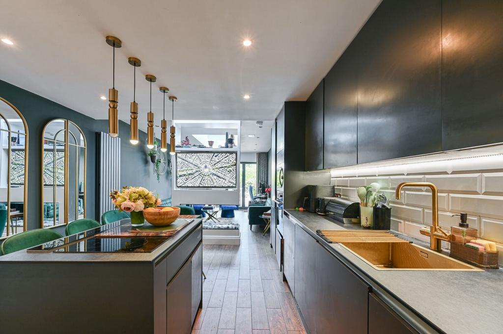 Kitchen, open plan living