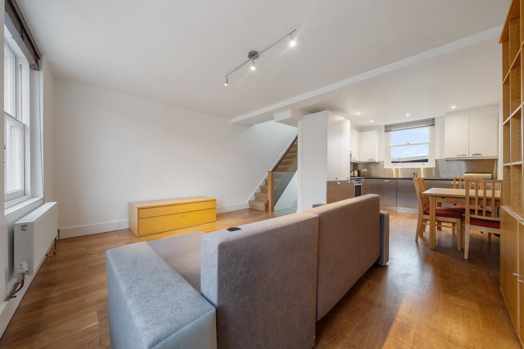 Open-plan living area, open plan living
