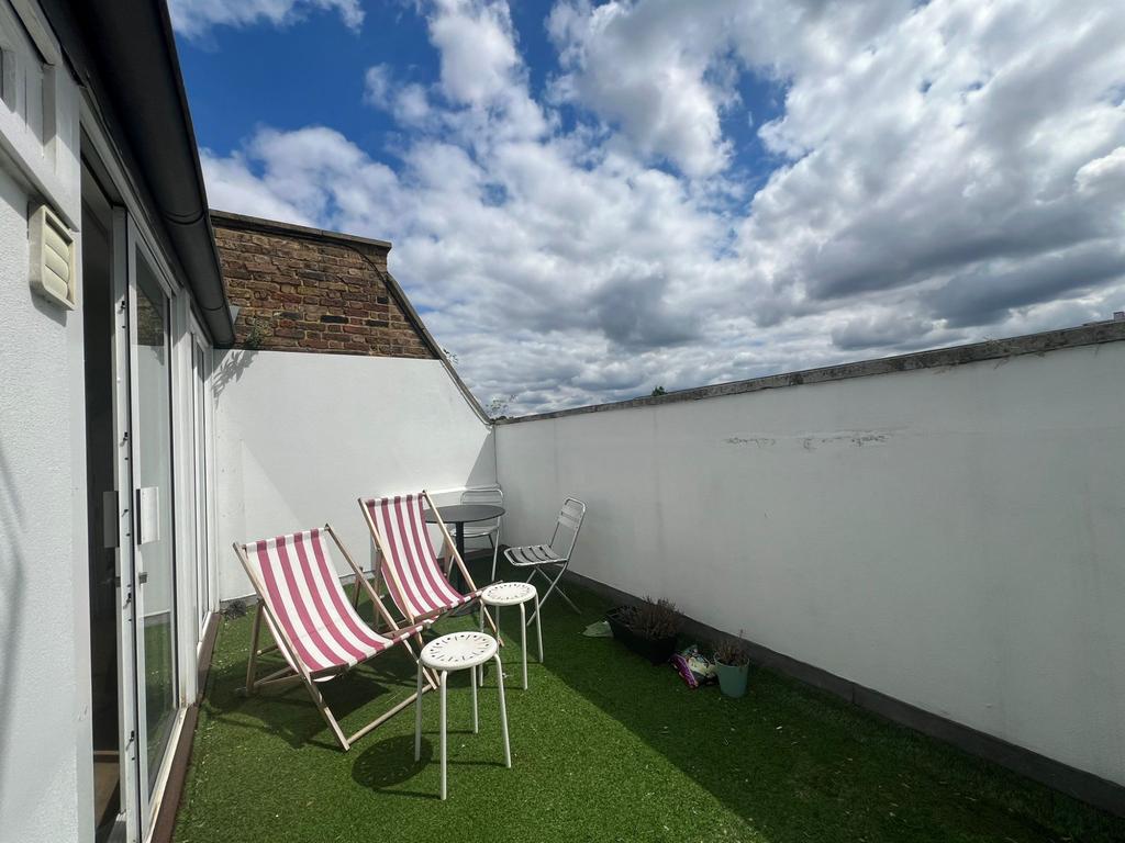 Patio view, garden