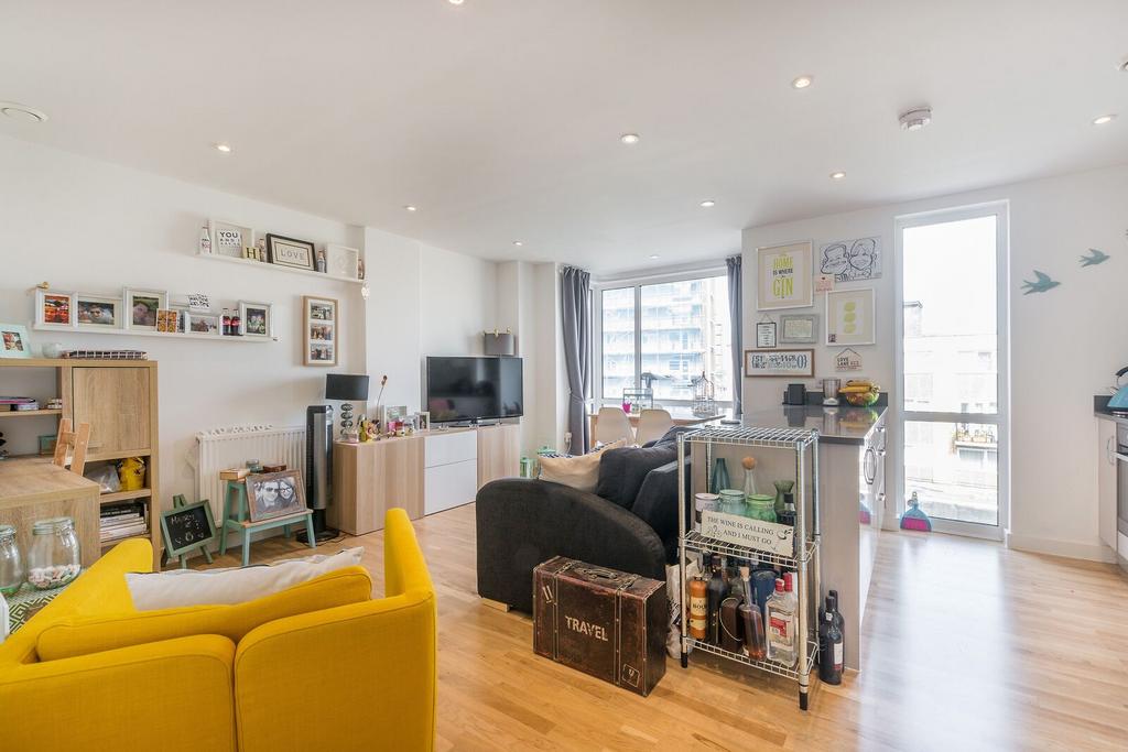 Open-plan living area, open plan living