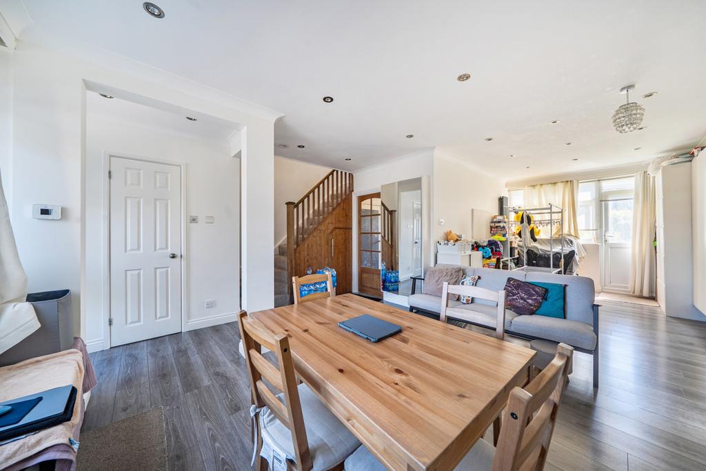 Open-plan living area, open plan living