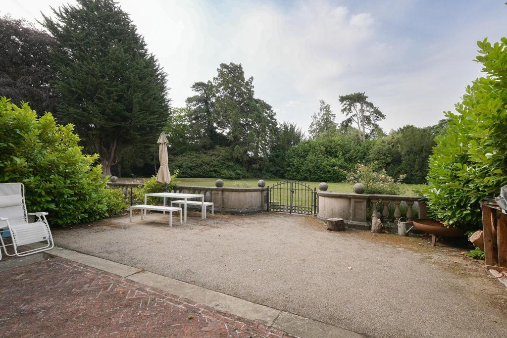 Patio view, garden