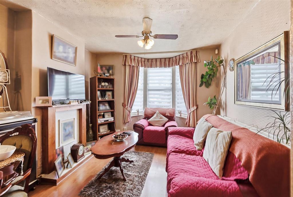 Living room, fireplace