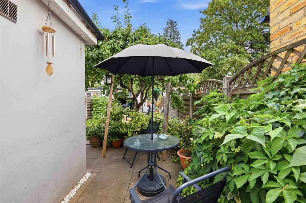 Patio view, garden