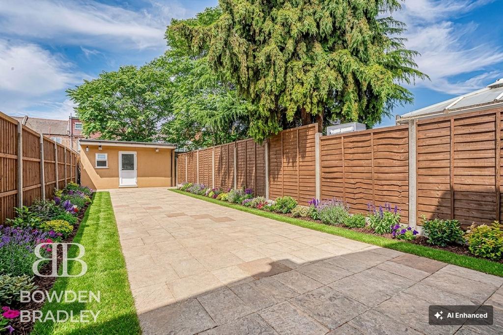 Patio view, garden