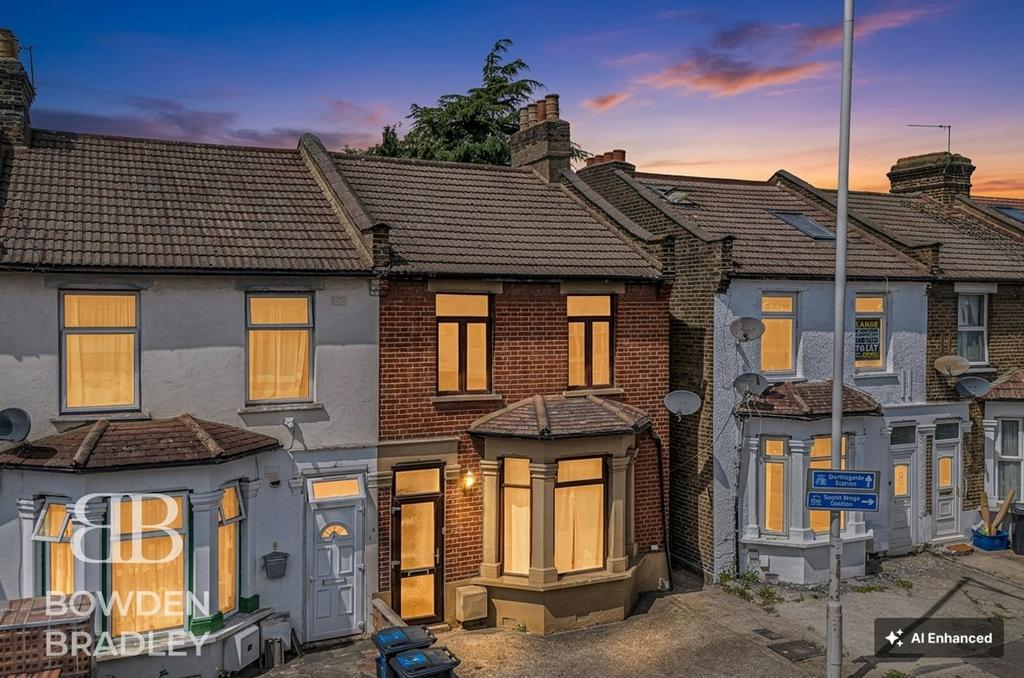 Terraced house exterior
