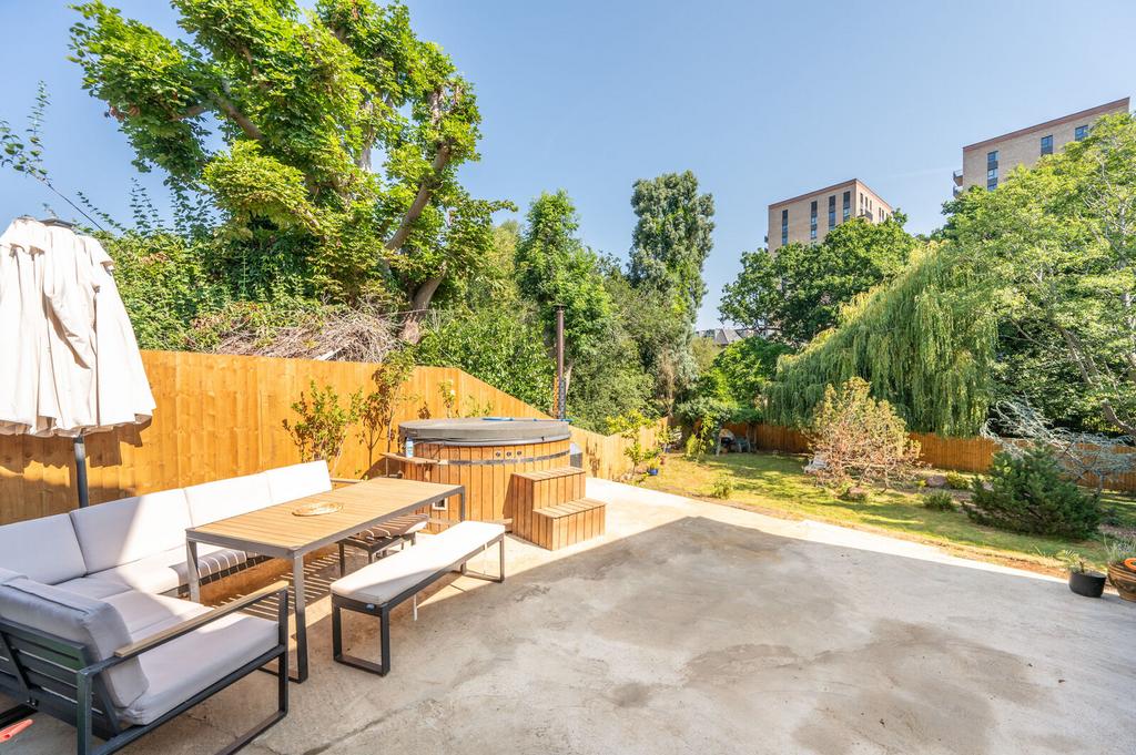 Patio view, garden