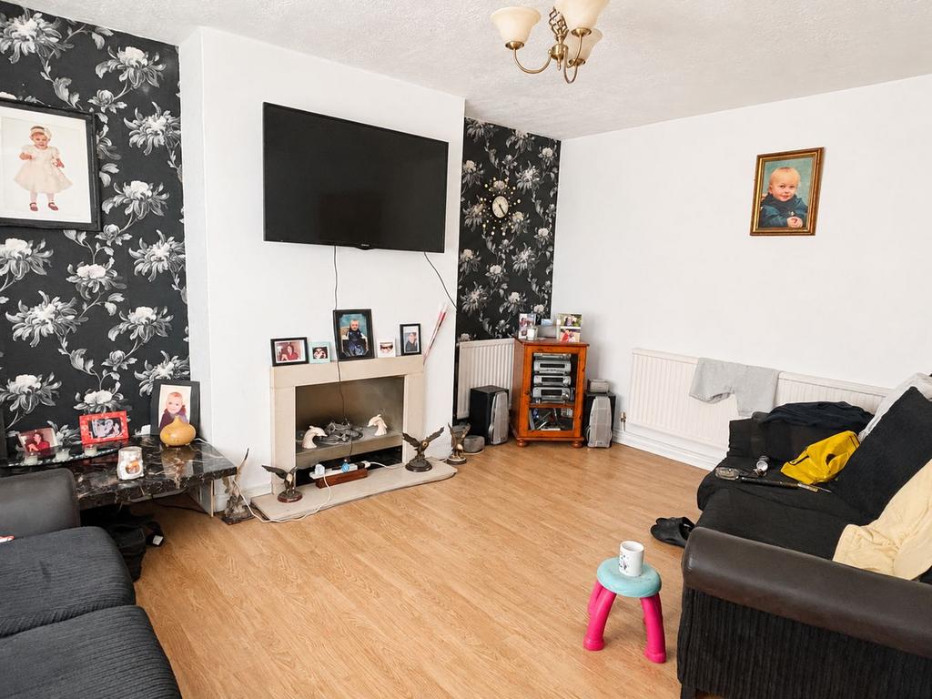 Living room, fireplace