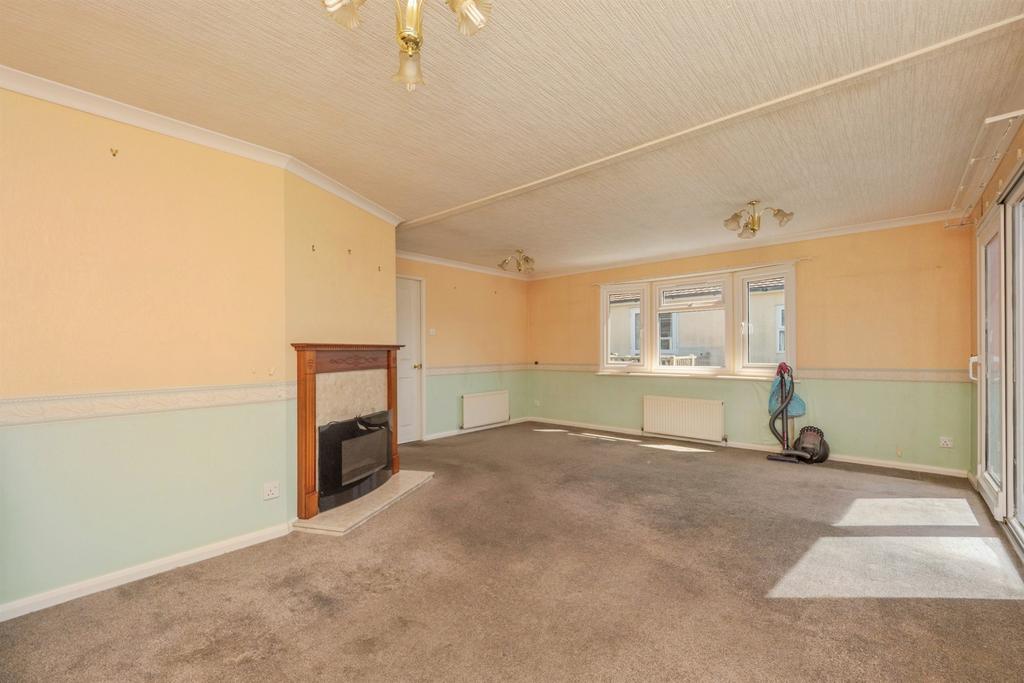 Living room, fireplace
