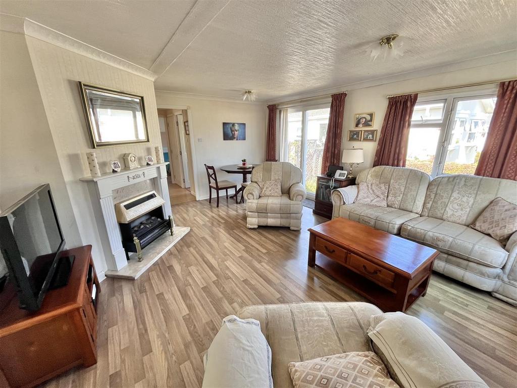 Living room, fireplace