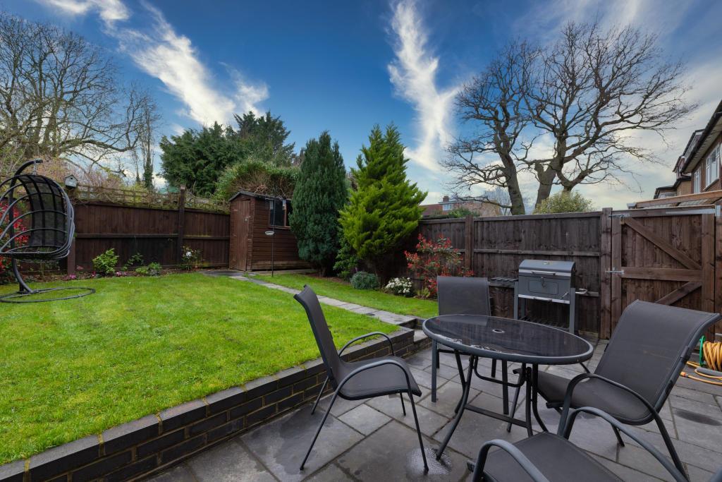 Patio view, garden