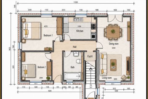 2 bedroom flat for sale, 14 Cromwell Hill, LU2