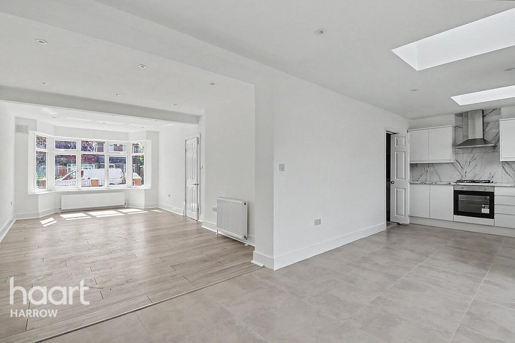 Open-plan living area, open plan living