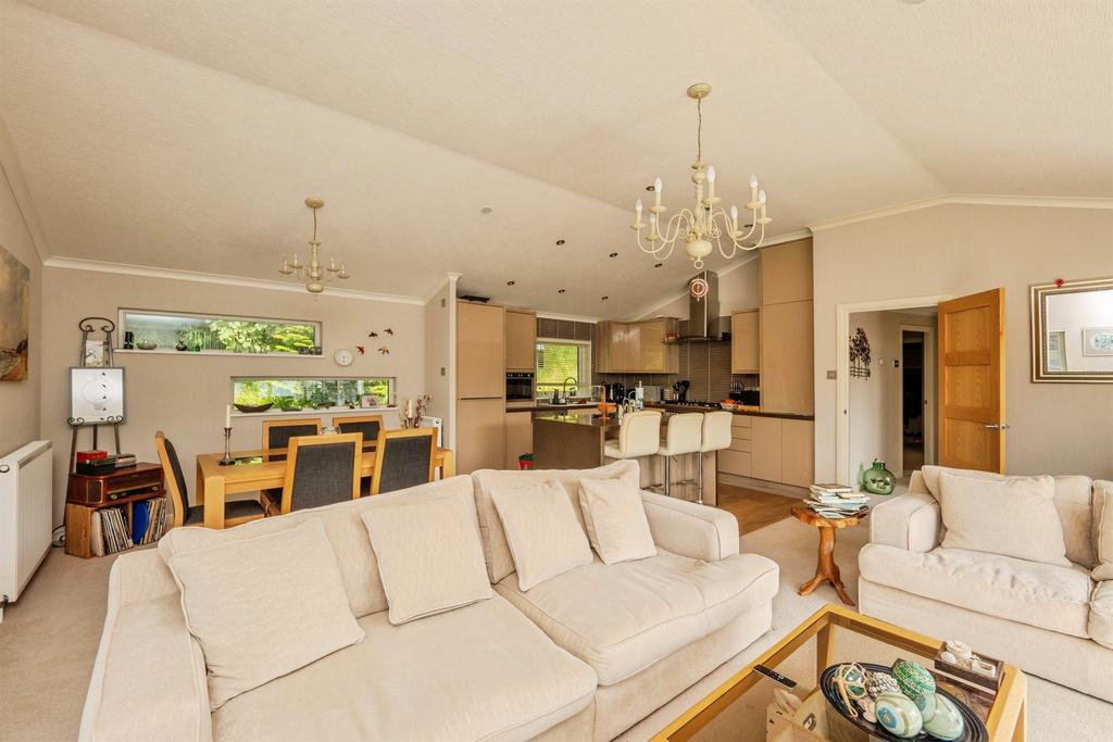 Open-plan living area, open plan living